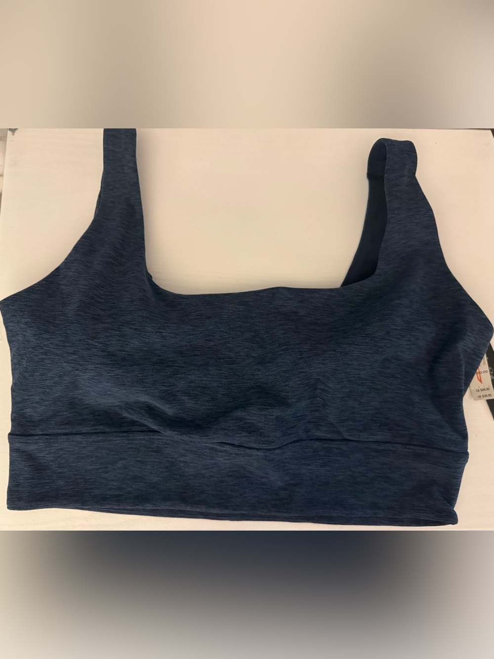 VSX Heathered Dark Navy Scoop Sports Bralette